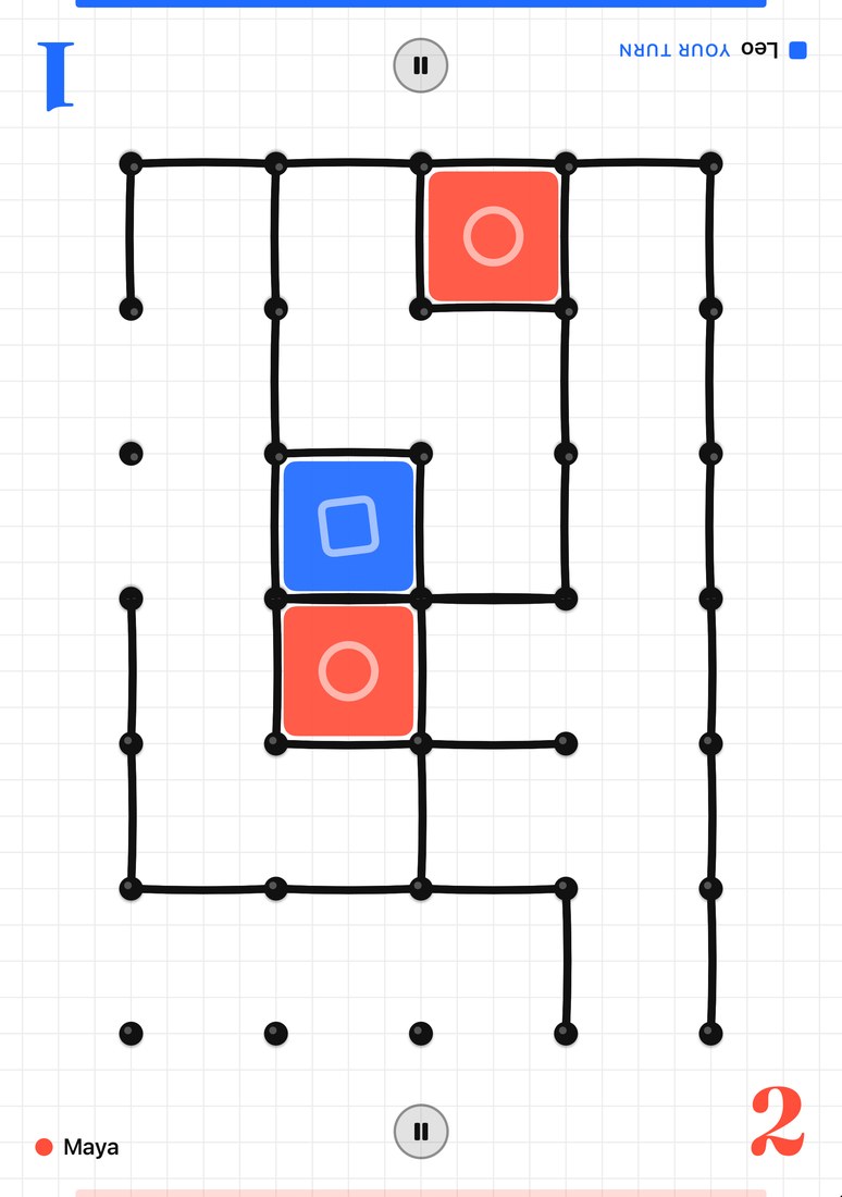 Dots & Boxes in Halves
